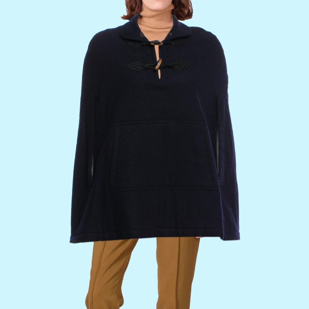 A.P.C. Wool Toggle Cape